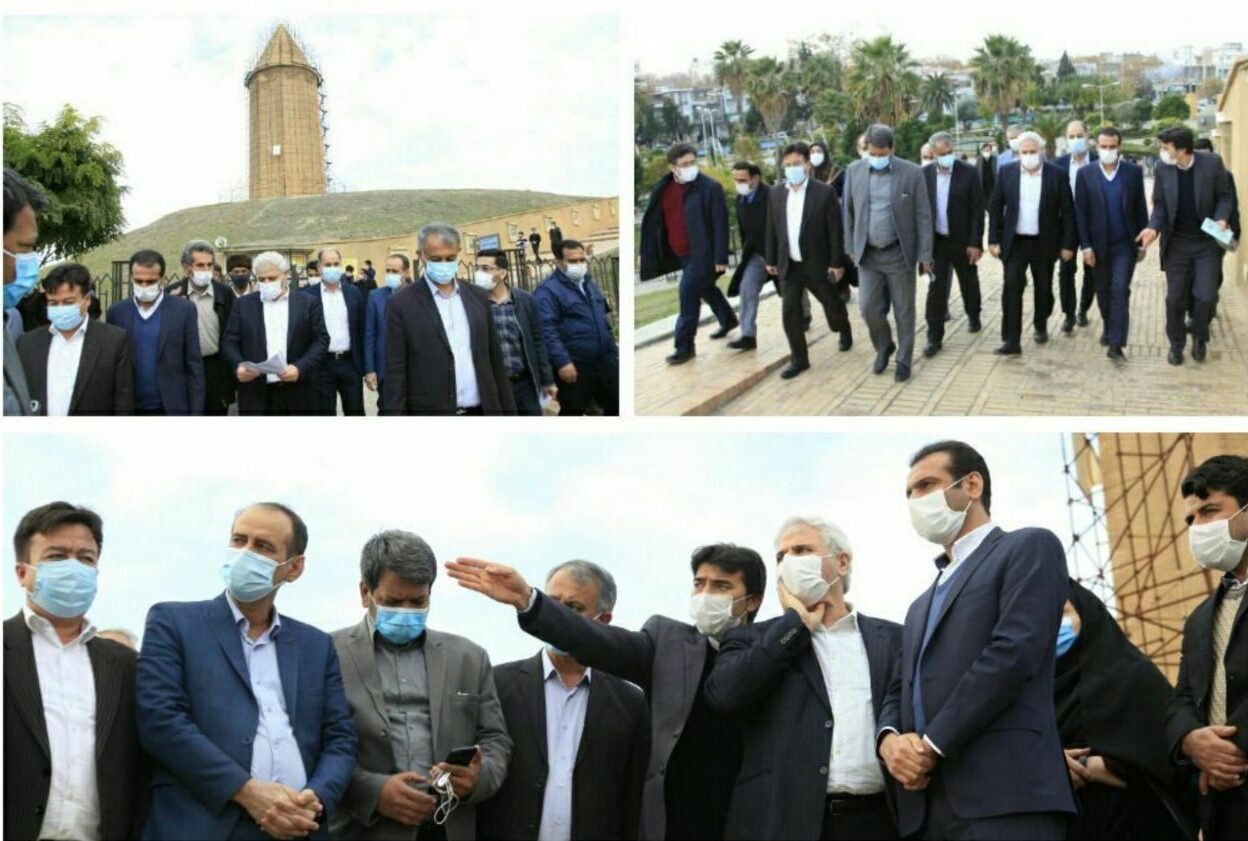 بازدید معاون میراث فرهنگی کشور از گنبدقابوس