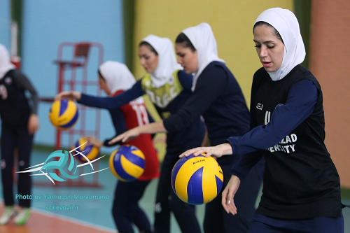 دختر والیبالسیت گلستانی در سومین اردوی تیم ملی والیبال