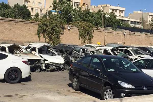 باز نشدن ایربگ ۹۰ درصد خودروهای تصادفی در یک پارکینگ!