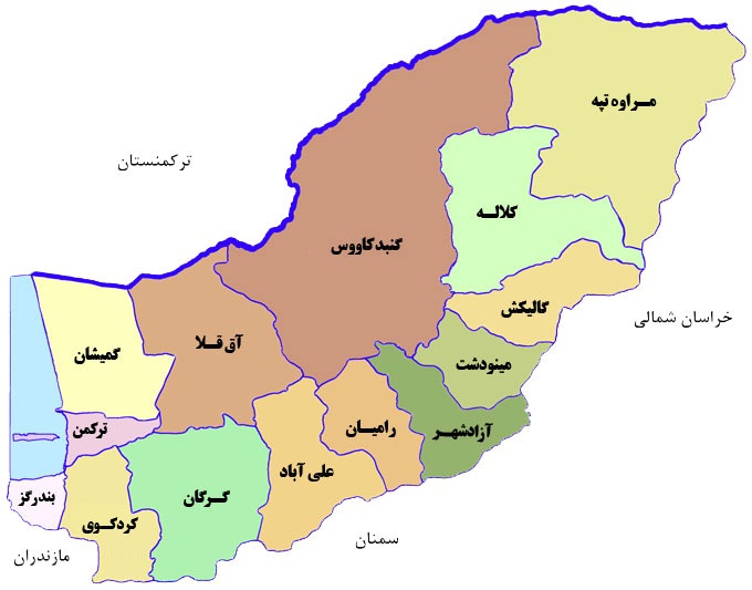 ده شهرستان استان گلستان در وضعیت قرمز کرونایی قرار گرفتند.