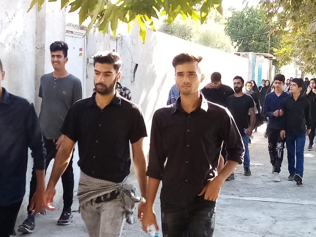 تصاویری از پیاده‌روی روز اربعین در گنبدکاووس