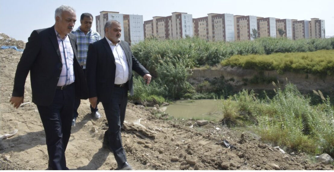 لایروبی بخش هایی از رودخانه چل چای گنبد در حال انجام است