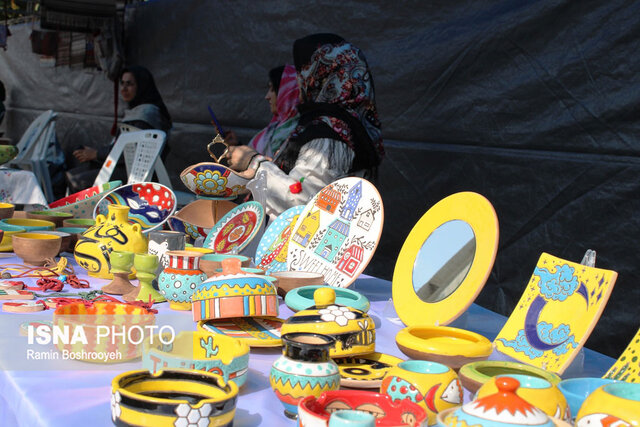 نمایشگاه همدلی اقوام برای آبادانی روستاهای گلستان +گزارش تصویری