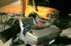 تصادف کامیون با سواری در گلستان ۲ کشته بر جا گذاشت