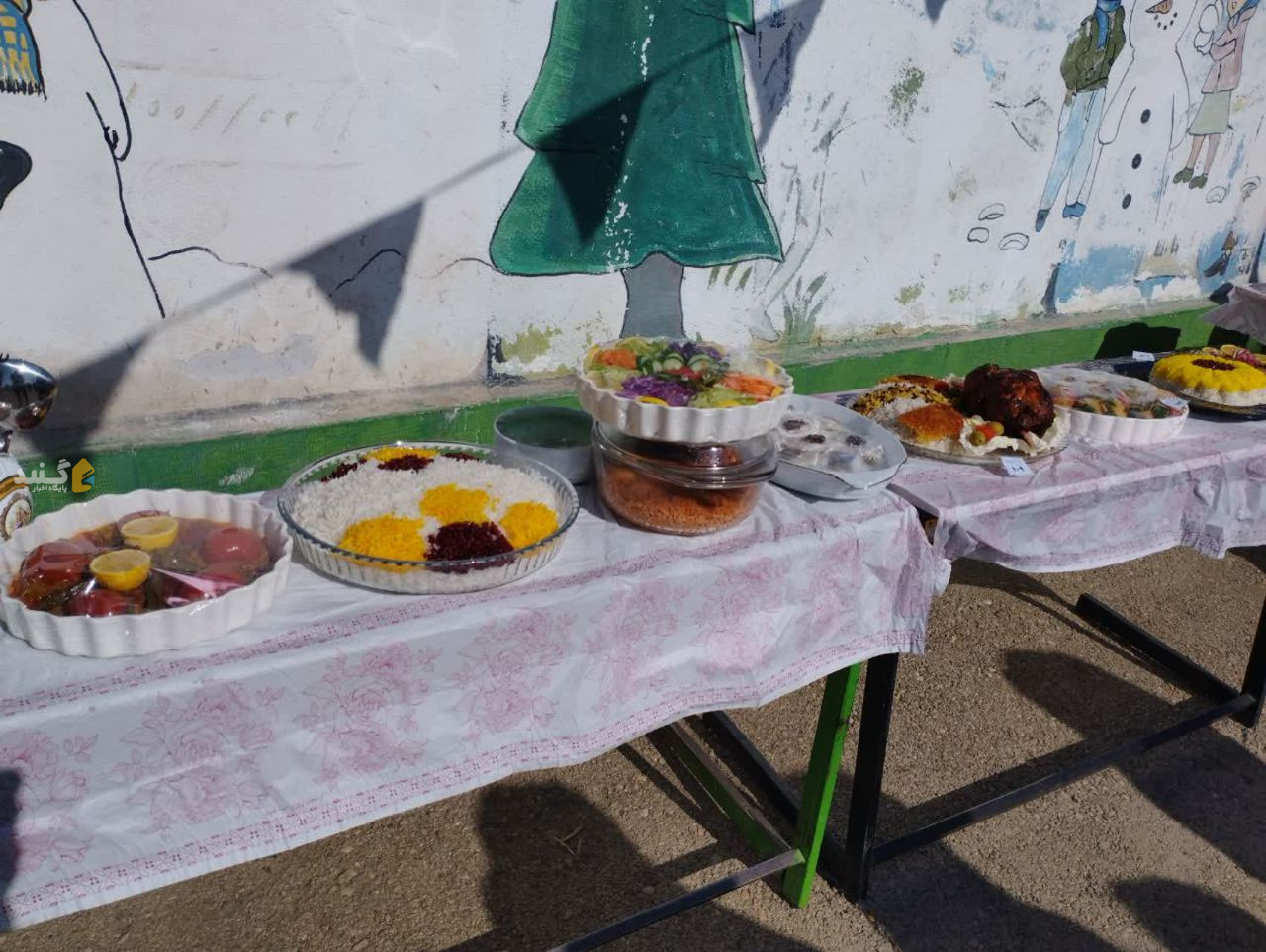 شور و نشاط بانوان روستایی با نوآوری برپایی جشنواره غذاهای سنتی در روستای عطابهلکه + گزارش تصویری