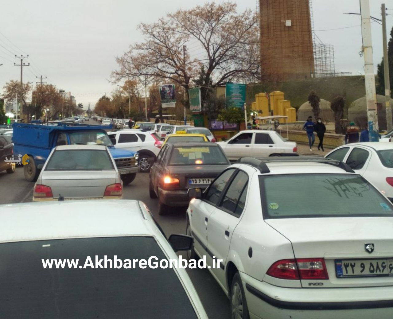 به ترافیک شهر گنبدکاووس بیشتر توجه کنید!