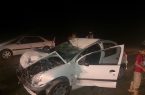 برخورد ۲ خودرو با گله شتر در گنبدکاووس پنج نفر را راهی بیمارستان کرد