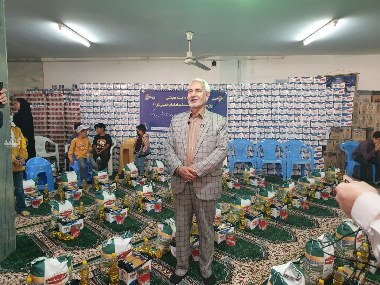 نیکوکار گنبدی بار دیگر ۱۰ هزار سبد کالای معیشتی کمک کرد