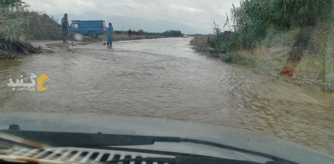 تصاویری از سیلاب ورودی شهر تاتار علیا