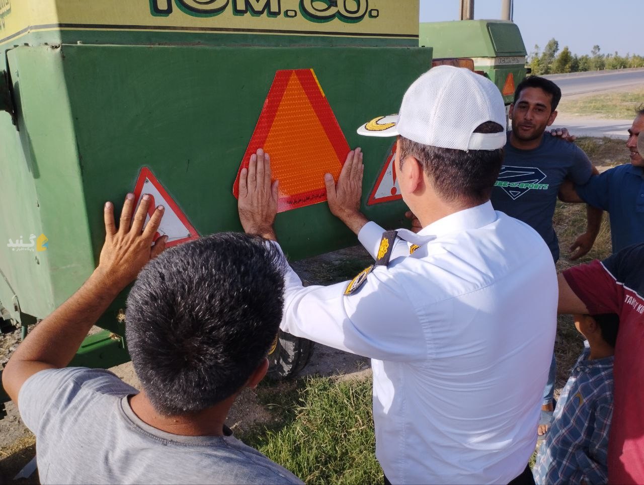 حرکت خوب فرهنگی توسط پلیس راه در گلستان