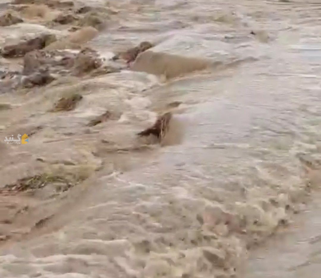 فوری: جاری شدن سیل در روستای اگری بوغاز گنبدکاووس +فیلم