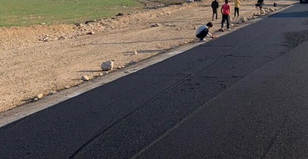 جاده روستای بیشک تپه گنبدکاووس آسفالت می شود
