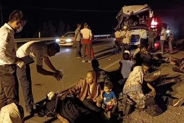 علت ۳۰ درصد از تصادفات در گلستان عدم توجه به جلو است