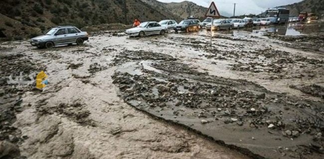محور خوش ییلاق شهرستان آزادشهر مسدود شد