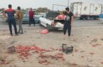 یک نفر در گنبدکاووس جانش را بخاطر خرید میوه از حاشیه جاده از دست داد