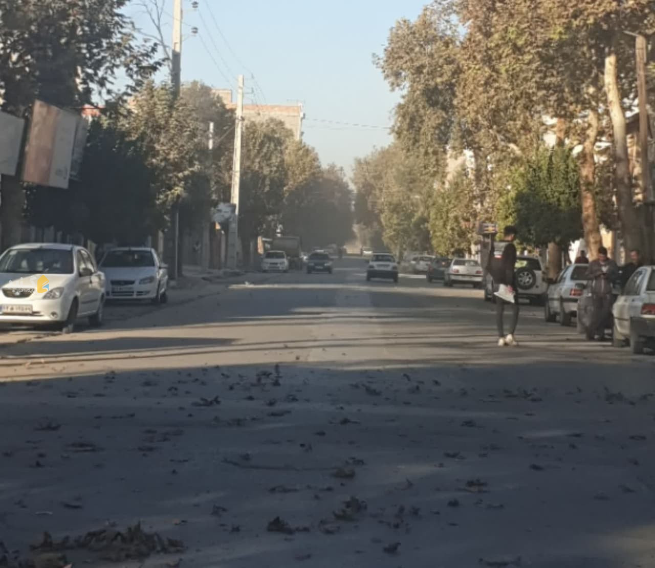 توئیت سردبیر پایگاه اخبار در مورد گردوخاک امروز در شهر گنبدکاووس