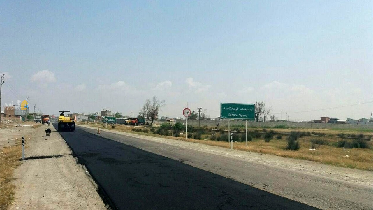 بهسازی محور بندر ترکمن به آق قلا در مراحل پایانی