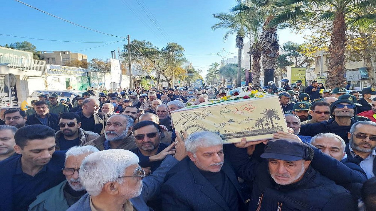 تشییع پیکر شهدای گمنام در گنبدکاووس و مراوه تپه