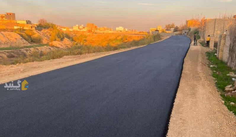 اقدامی خوب: شروع عملیات آسفالت جاده سلامت شمال شهر گنبدکاووس