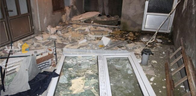 انفجار ناشی از نشت گاز در یک مغازه در رامیان