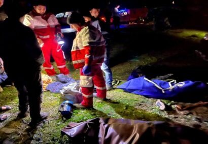 ۳ کشته و ۲ مصدوم در تصادف دو خودرو در گنبدکاووس