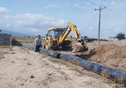 پیشرفت فیزیکی ۸۰ درصدی عملیات اصلاح شبکه آبرسانی روستای کوچ دیگ سید در گنبد کاووس