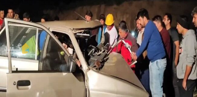 دو فوتی و یک مصدوم بر اثر تصادف در جاده نوده ملک به عطا آباد آق قلا