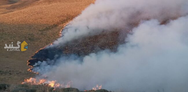 آتش‌سوزی مراتع گلستان سه برابر بیشتر شد