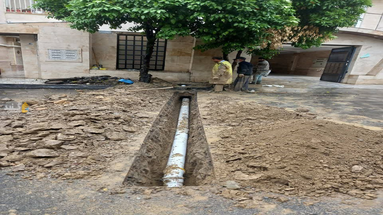 نصب بیش از ۱۰۰۰ فقره انشعاب فاضلاب خانگی در مرکز استان گلستان