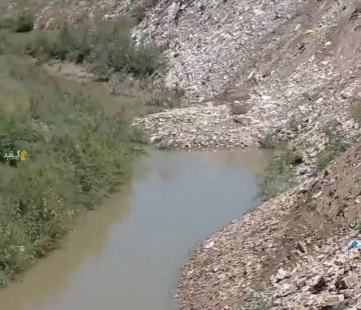 ریختن نخاله های ساختمانی و دست های پشت پرده در گنبدکاووس