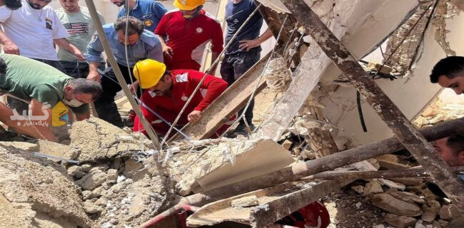 ریزش آوار یک واحد مسکونی در آزادشهر