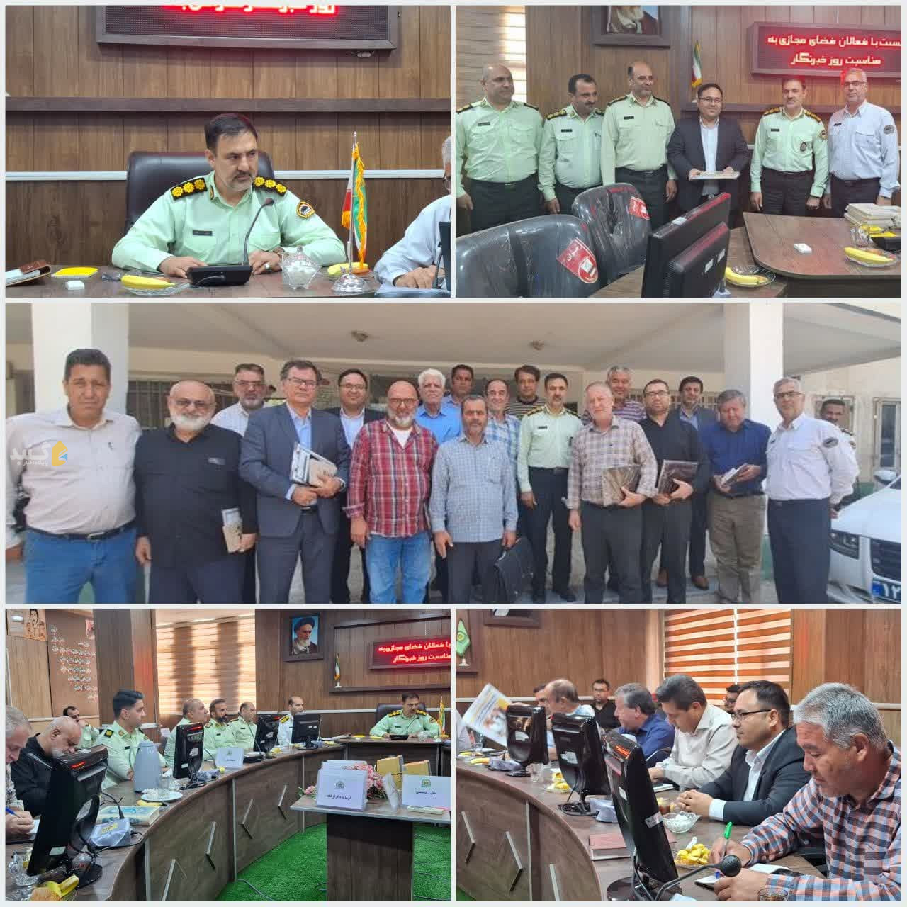 تجلیل نیروی انتظامی گنبدکاووس از خبرنگاران