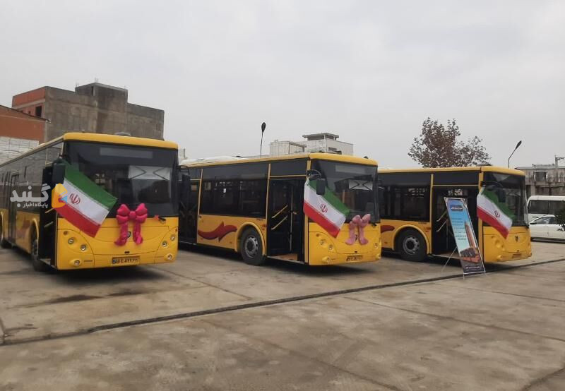ناوگان حمل و نقل عمومی شهر گنبدکاووس نونوار شد