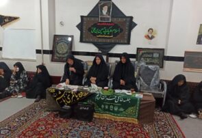 میدان‌داری بانوان گلستان در عزای حسینی