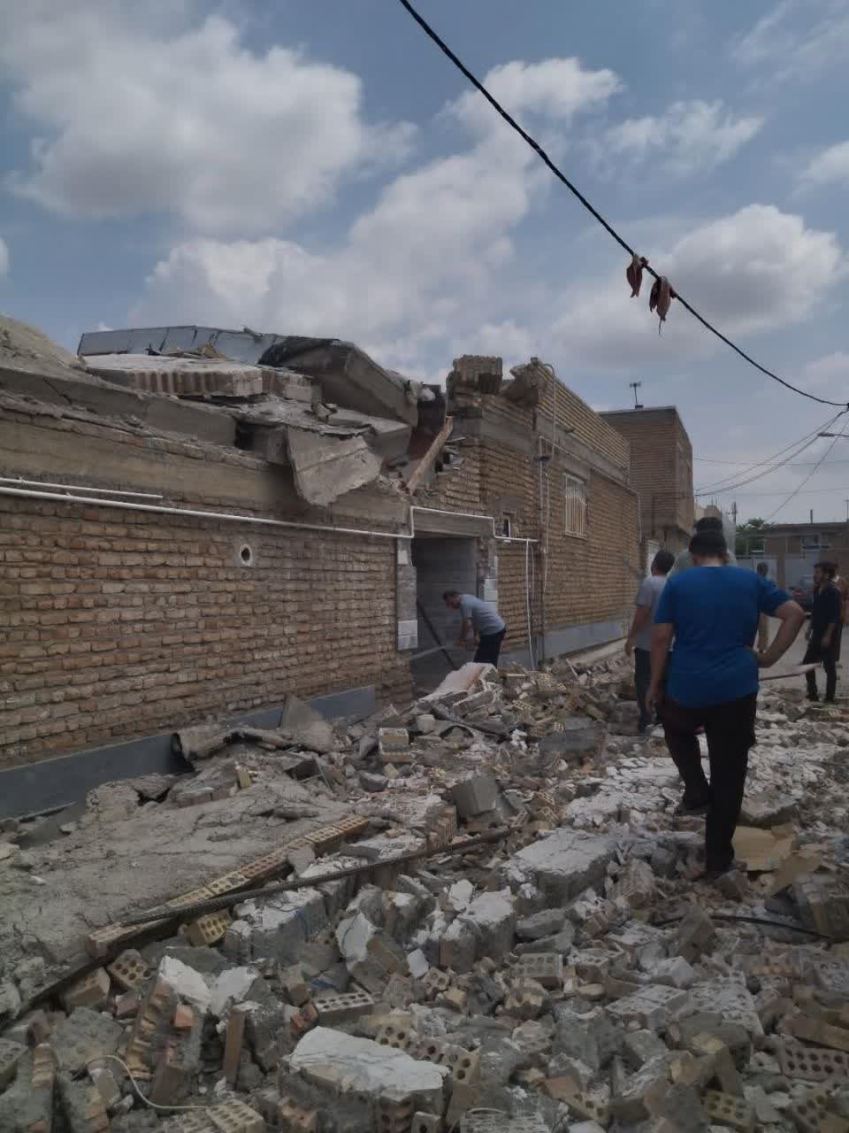 حادثه انفجار گاز منزل مسکونی در گنبدکاووس